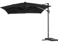 Parasol Jardin Déporté Led Alu "sun 3 Luxe" - Carré - 3 X 3 M - Coloris Noir - Dalles Lestées Incluses 7 Parasol Jardin Déporté Led Alu "sun 3 Luxe" - Carré - 3 X 3 M - Coloris Noir - Dalles Lestées Incluses -Konst Decor Magasin 64651f9cd56519.94746876
