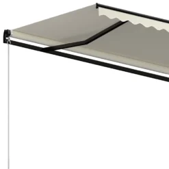VIDAXL Auvent Manuel Rétractable 500x300 Cm Crème 11 VIDAXL Auvent Manuel Rétractable 500x300 Cm Crème -Konst Decor Magasin 6467160f5755d7.60090011