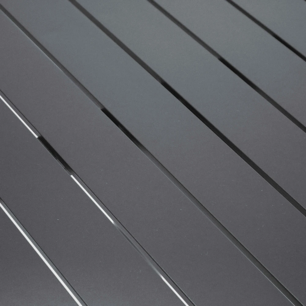 Plateau De Table En Aluminium Carrée Gris 70x70cm 5 Plateau De Table En Aluminium Carrée Gris 70x70cm – Image 5