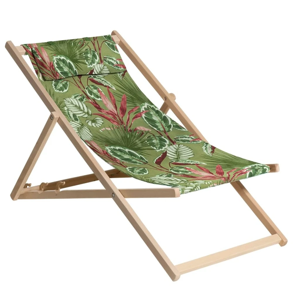 Madison Chaise De Plage En Bois Cala 55x90x87 Cm Vert 1 Madison Chaise De Plage En Bois Cala 55x90x87 Cm Vert