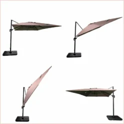 Parasol Déporté Marron Natural + Dalle Et Housse L400xh272xl300 - Jules - Cezare 11 Parasol Déporté Marron Natural + Dalle Et Housse L400xh272xl300 - Jules - Cezare -Konst Decor Magasin 646bb5c375b0f0.82018254