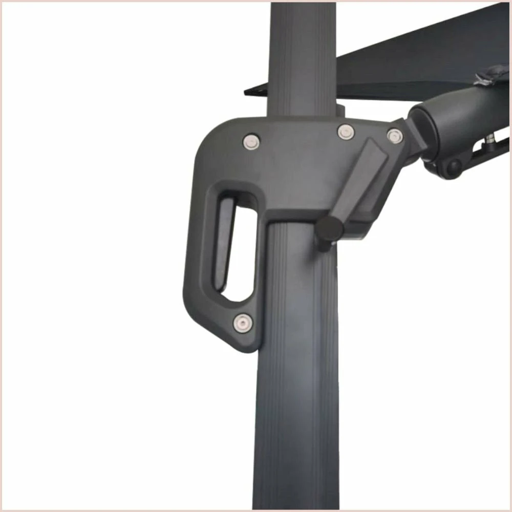 Parasol Déporté Terracotta + Dalle Et Housse L400xh272xl300 - Jules - Cezare 2 Parasol Déporté Terracotta + Dalle Et Housse L400xh272xl300 - Jules - Cezare – Image 2