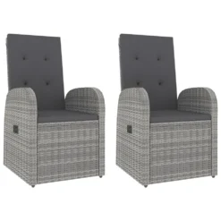 VIDAXL Ensemble De Salon De Jardin 3 Pcs Gris Poly Rotin Et Acacia 10 VIDAXL Ensemble De Salon De Jardin 3 Pcs Gris Poly Rotin Et Acacia -Konst Decor Magasin 646d1465e08bd3.66666391