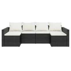 VIDAXL Salon De Jardin 2 Pcs Avec Coussins Noir Résine Tressée 10 VIDAXL Salon De Jardin 2 Pcs Avec Coussins Noir Résine Tressée -Konst Decor Magasin 646d146a8090d7.66481157