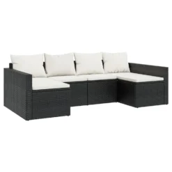 VIDAXL Salon De Jardin 2 Pcs Avec Coussins Noir Résine Tressée 9 VIDAXL Salon De Jardin 2 Pcs Avec Coussins Noir Résine Tressée -Konst Decor Magasin 646d146a844a51.37918366