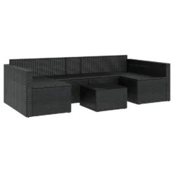 VIDAXL Salon De Jardin 2 Pcs Avec Coussins Noir Résine Tressée 13 VIDAXL Salon De Jardin 2 Pcs Avec Coussins Noir Résine Tressée -Konst Decor Magasin 646d146a9995d3.27738106