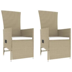 VIDAXL Ensemble De Salon De Jardin 3 Pcs Beige Poly Rotin Et Acier 10 VIDAXL Ensemble De Salon De Jardin 3 Pcs Beige Poly Rotin Et Acier -Konst Decor Magasin 646d149531cab9.03291144
