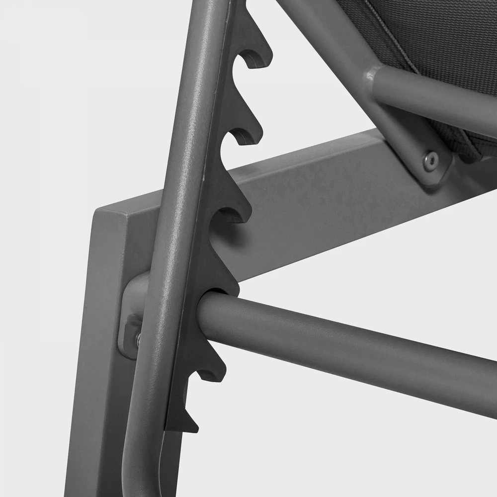 Lot De 2 Bains De Soleil En Aluminium Gris 6 Lot De 2 Bains De Soleil En Aluminium Gris – Image 6