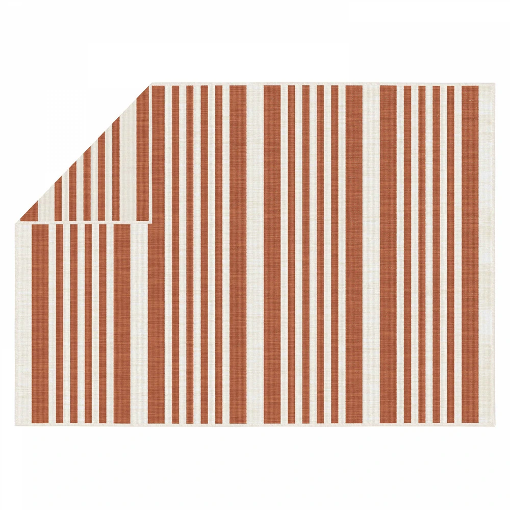 Tapis D'extérieur En Polypropylène 200 X 290 Cm Terracotta 4 Tapis D'extérieur En Polypropylène 200 X 290 Cm Terracotta – Image 4