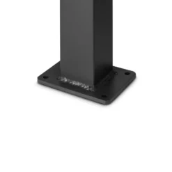 Poteau Aluminium Sur Platine Universel Chapeau Inclus H1,86 M Noir -Konst Decor Magasin 646e57ff2b6ba6.38422112