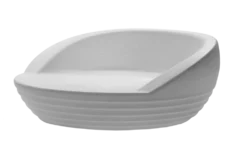 Lit De Jardin Formentera ø164cm - Blanc