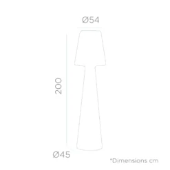 Lampadaire Lola 200 Lumière Blanche Froide Par Câble Hauteur 200cm 7 Lampadaire Lola 200 Lumière Blanche Froide Par Câble Hauteur 200cm -Konst Decor Magasin 646f524f5df3f3.61412054