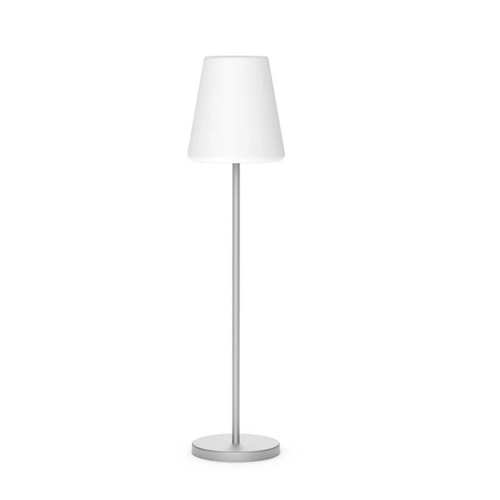 Lampadaire Lola Slim Pied En Métal Gris Spacial Solaire+batterie Rechargeable Led Rgb Avec Télécommande 120cm 1 Lampadaire Lola Slim Pied En Métal Gris Spacial Solaire+batterie Rechargeable Led Rgb Avec Télécommande 120cm
