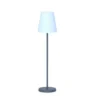 Lampadaire Lola Slim 120cm Pied En Métal Anthracite Solaire+batterie Rechargeable Led Rgb Avec Télécommande Hauteur