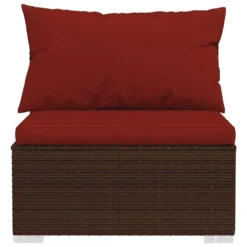 VIDAXL Salon De Jardin 3 Pcs Avec Coussins Résine Tressée Marron 10 VIDAXL Salon De Jardin 3 Pcs Avec Coussins Résine Tressée Marron -Konst Decor Magasin 646f5333396b59.60468072