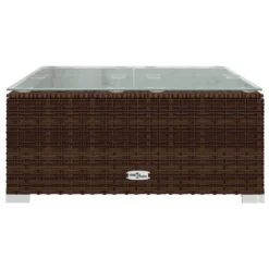 VIDAXL Salon De Jardin 3 Pcs Avec Coussins Résine Tressée Marron 12 VIDAXL Salon De Jardin 3 Pcs Avec Coussins Résine Tressée Marron -Konst Decor Magasin 646f533349fc67.02134980