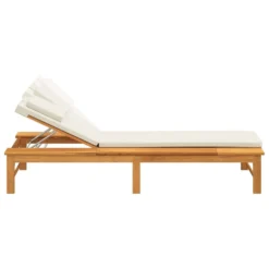 VIDAXL Chaise Longue Coussin/oreiller Blanc Crème Bois Massif Acacia 12 VIDAXL Chaise Longue Coussin/oreiller Blanc Crème Bois Massif Acacia -Konst Decor Magasin 646f54e226dc91.93877357