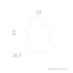 Lampe Balans 70 En Forme De Galets Zen Lumière Blanche Froide Par Câble Hauteur 70cm 6 Lampe Balans 70 En Forme De Galets Zen Lumière Blanche Froide Par Câble Hauteur 70cm -Konst Decor Magasin 646fa6769a03c9.14985060