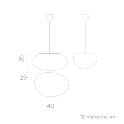 Suspension Petra 40 Ovale 40x29x20cm - Blanc 7 Suspension Petra 40 Ovale 40x29x20cm - Blanc -Konst Decor Magasin 646fa67817fdd2.69318038