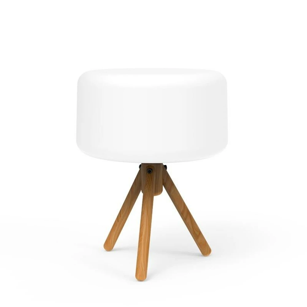 Lampe De Table Chloe 35 Trépied En Bois Batterie Rechargeable Led Rgb Avec Télécommande Hauteur 36cm 1 Lampe De Table Chloe 35 Trépied En Bois Batterie Rechargeable Led Rgb Avec Télécommande Hauteur 36cm