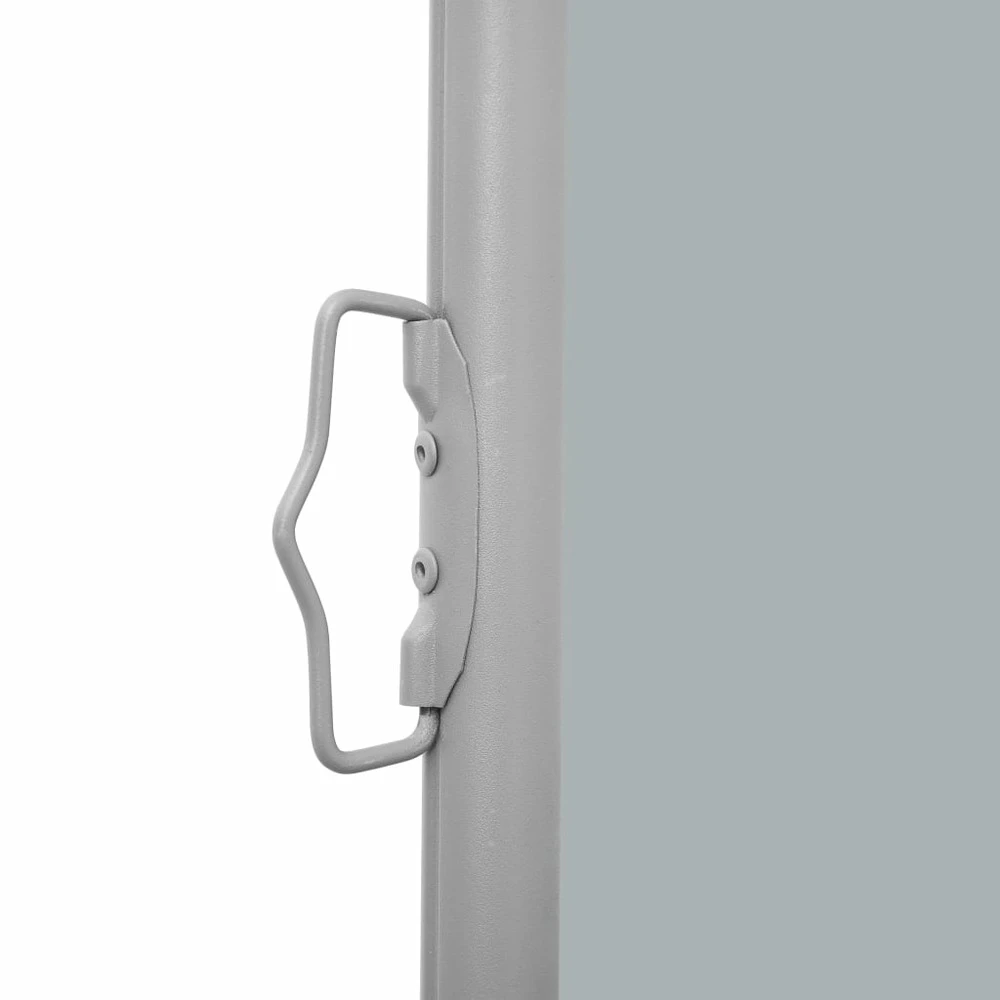 VIDAXL Auvent Latéral Rétractable De Patio 140x600 Cm Gris 4 VIDAXL Auvent Latéral Rétractable De Patio 140x600 Cm Gris – Image 4