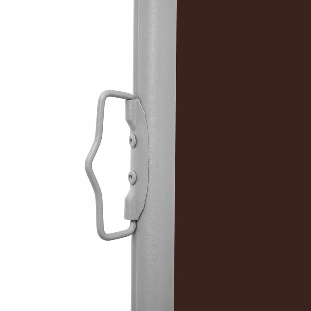 VIDAXL Auvent Latéral Rétractable De Patio 140x600 Cm Marron 4 VIDAXL Auvent Latéral Rétractable De Patio 140x600 Cm Marron – Image 4