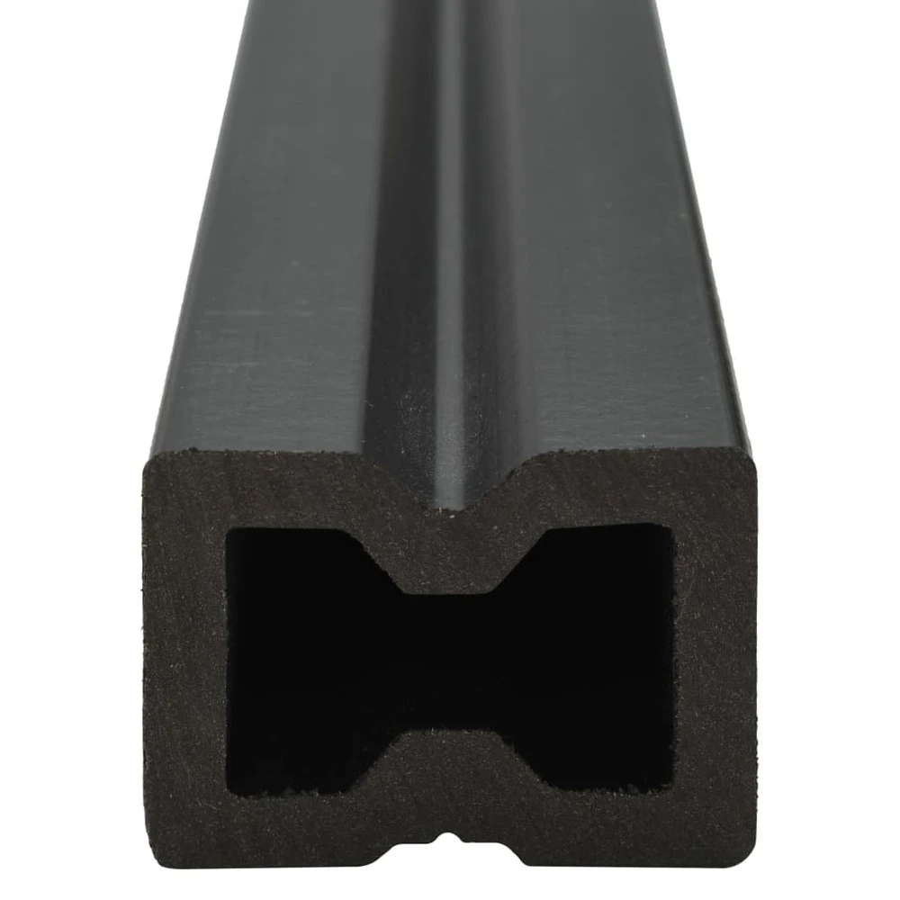 VIDAXL Panneaux De Terrasse Wpc Avec Accessoires 15 M² 4 M Anthracite 6 VIDAXL Panneaux De Terrasse Wpc Avec Accessoires 15 M² 4 M Anthracite – Image 6