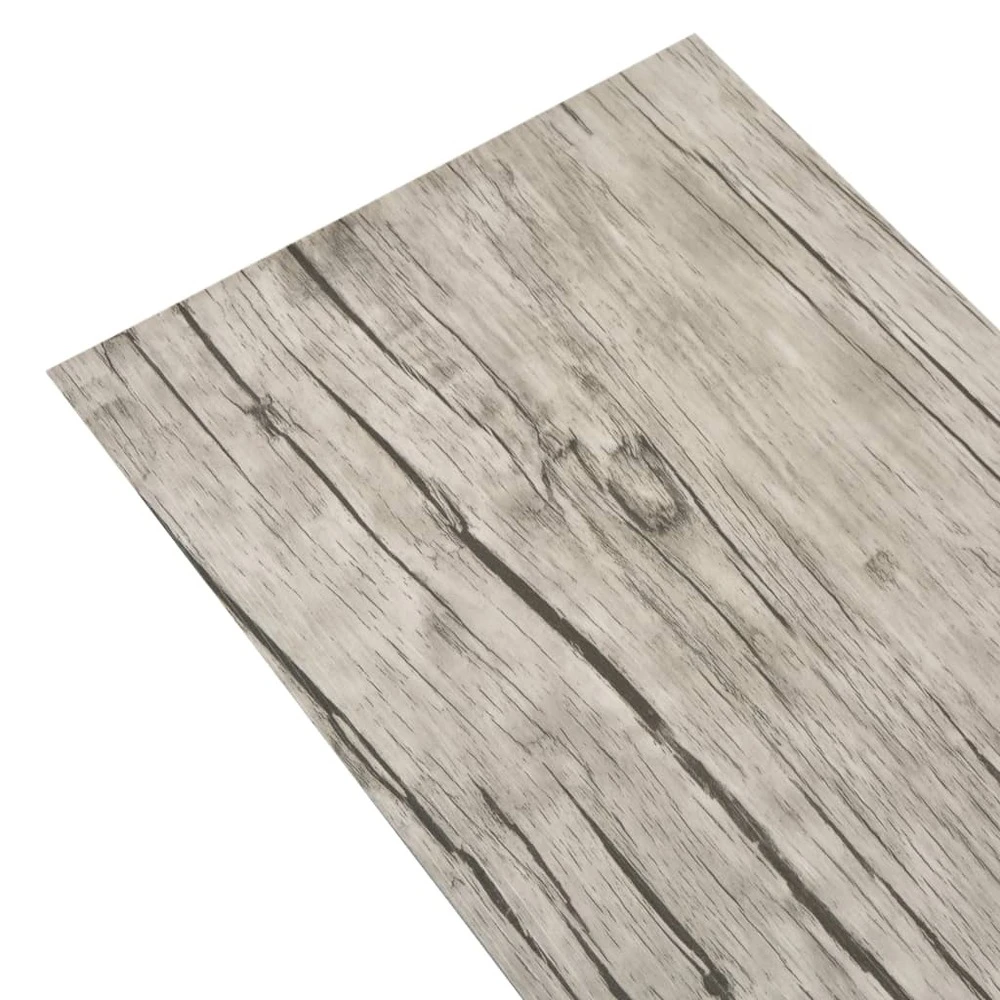 VIDAXL Planches De Plancher Pvc Non Auto-adhésif 4,46m² 3mm Gris Clair 3 VIDAXL Planches De Plancher Pvc Non Auto-adhésif 4,46m² 3mm Gris Clair – Image 3