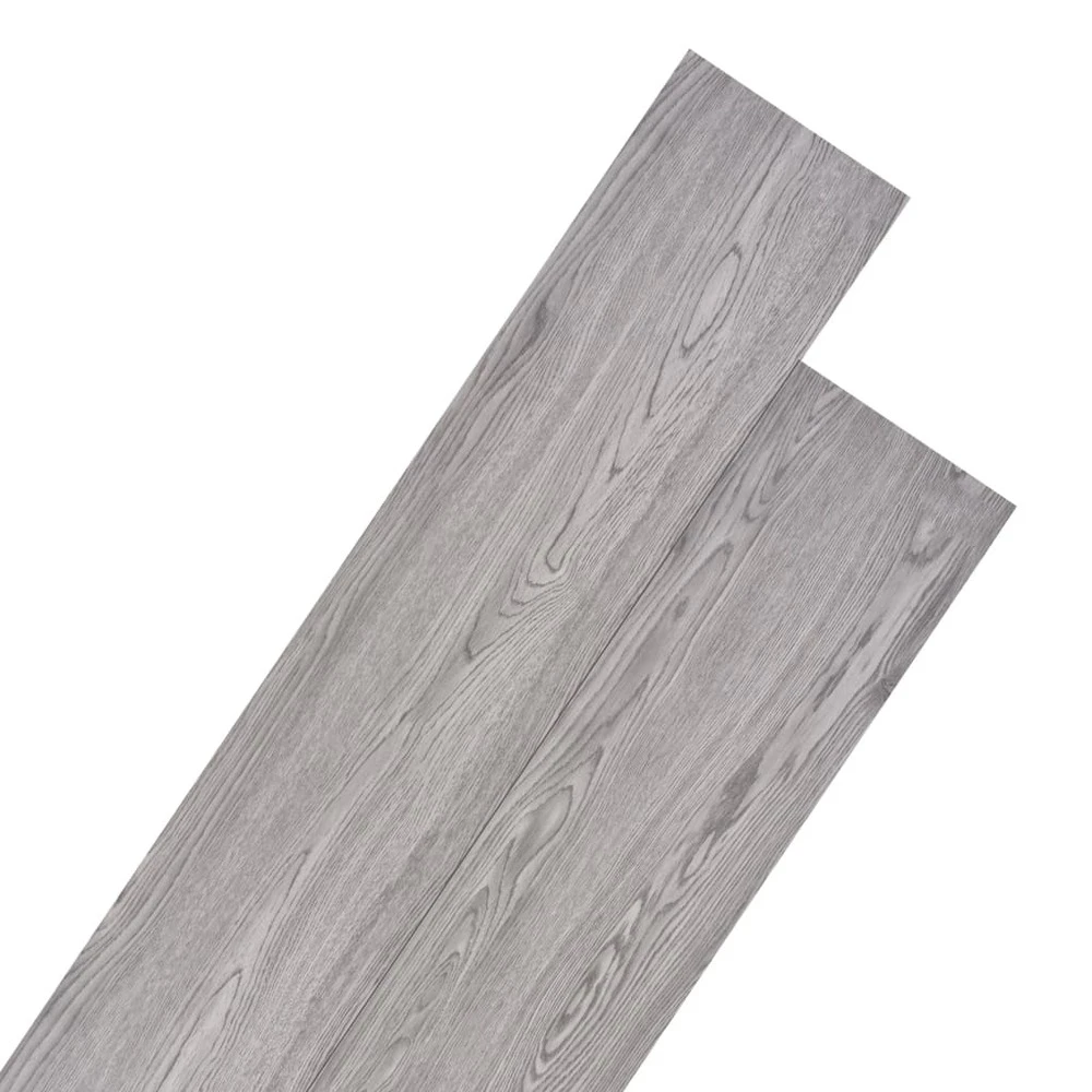 VIDAXL Planches De Plancher Pvc Non Auto-adhésif 4,46m² 3mm Gris Foncé 1 VIDAXL Planches De Plancher Pvc Non Auto-adhésif 4,46m² 3mm Gris Foncé