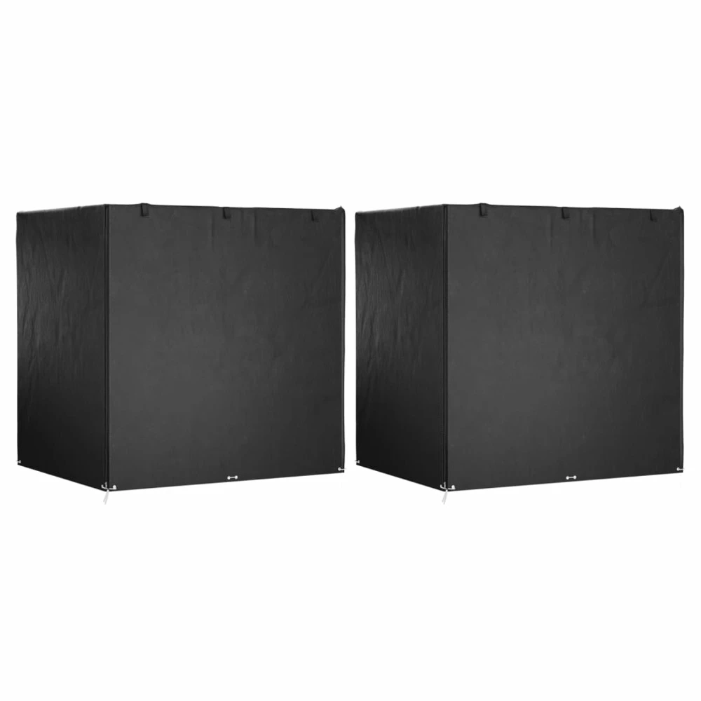 VIDAXL Housses De Balancelle 2 Pcs 12 œillets 220x177x220 Cm Pe 1 VIDAXL Housses De Balancelle 2 Pcs 12 œillets 220x177x220 Cm Pe