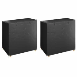 VIDAXL Housses De Balancelle 2 Pcs 8 œillets 125x90x135/165 Cm Pe