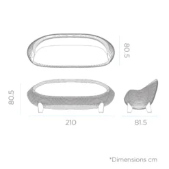 Canapé De Jardin Lumineux Jamaica 3 Places Lumière Blanche Froide Par Câble 210x81,5x80,5cm 5 Canapé De Jardin Lumineux Jamaica 3 Places Lumière Blanche Froide Par Câble 210x81,5x80,5cm -Konst Decor Magasin 646fad868de2a1.94941064