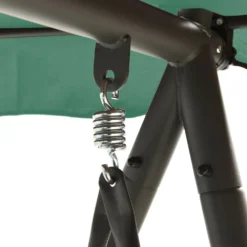 VIDAXL Balancelle De Jardin Avec Auvent Vert 198 Cm Tissu Et Acier 13 VIDAXL Balancelle De Jardin Avec Auvent Vert 198 Cm Tissu Et Acier -Konst Decor Magasin 646fad87cb36d5.93961544