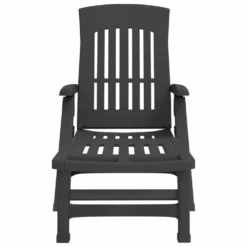 VIDAXL Chaise Longue Pliable Avec Roues Anthracite Pp 9 VIDAXL Chaise Longue Pliable Avec Roues Anthracite Pp -Konst Decor Magasin 6470a72b1235e9.73168520