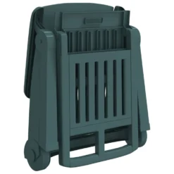 VIDAXL Chaise Longue Pliable Avec Roues Vert Pp 13 VIDAXL Chaise Longue Pliable Avec Roues Vert Pp -Konst Decor Magasin 6470a72d4ff168.51292442