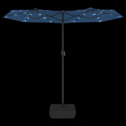 VIDAXL Parasol à Double Tête Avec Led Bleu Azuré 316x240 Cm 12 VIDAXL Parasol à Double Tête Avec Led Bleu Azuré 316x240 Cm -Konst Decor Magasin 6470a72f0fb334.76766284