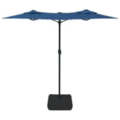 VIDAXL Parasol à Double Tête Avec Led Bleu Azuré 316x240 Cm 11 VIDAXL Parasol à Double Tête Avec Led Bleu Azuré 316x240 Cm -Konst Decor Magasin 6470a72f19ea96.55337710