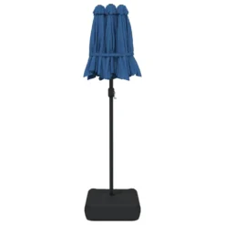 VIDAXL Parasol à Double Tête Avec Led Bleu Azuré 316x240 Cm 13 VIDAXL Parasol à Double Tête Avec Led Bleu Azuré 316x240 Cm -Konst Decor Magasin 6470a72f1cab32.69817636