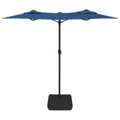 VIDAXL Parasol à Double Tête Bleu Azuré 316x240 Cm 10 VIDAXL Parasol à Double Tête Bleu Azuré 316x240 Cm -Konst Decor Magasin 6470a72ff01ae6.70723892