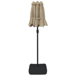 VIDAXL Parasol à Double Tête Avec Led Taupe 316x240 Cm 13 VIDAXL Parasol à Double Tête Avec Led Taupe 316x240 Cm -Konst Decor Magasin 6470a731420910.53664931