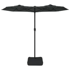VIDAXL Parasol à Double Tête Avec Led Anthracite 316x240 Cm 10 VIDAXL Parasol à Double Tête Avec Led Anthracite 316x240 Cm -Konst Decor Magasin 6470a733c68fd0.40024087
