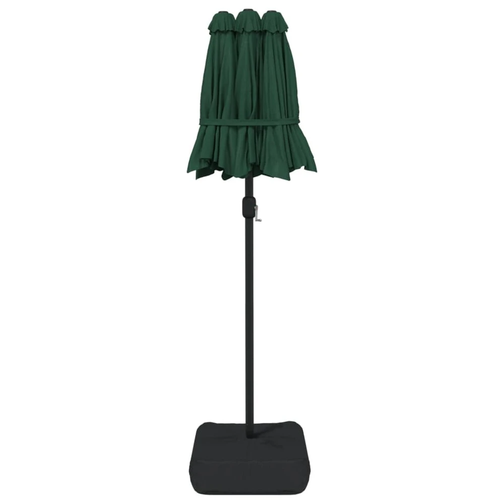 VIDAXL Parasol à Double Tête Vert 316x240 Cm 5 VIDAXL Parasol à Double Tête Vert 316x240 Cm – Image 5