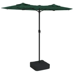 VIDAXL Parasol à Double Tête Vert 316x240 Cm