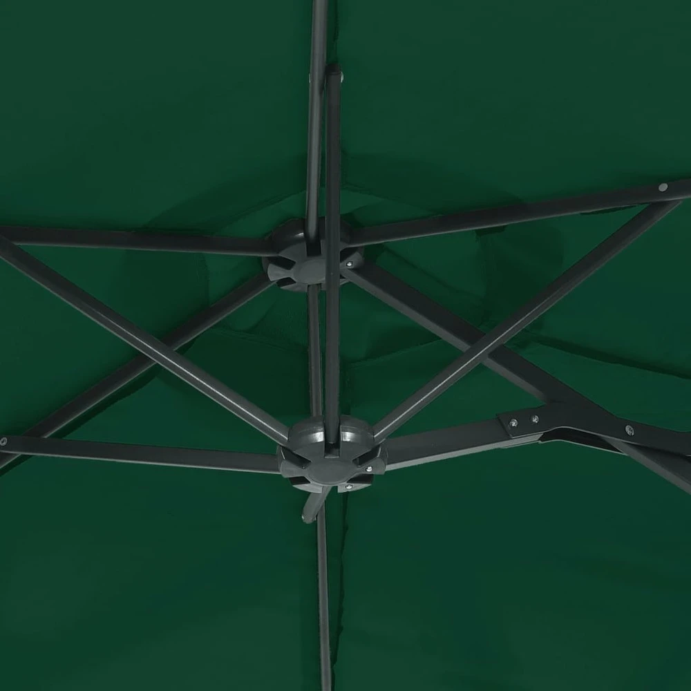 VIDAXL Parasol à Double Tête Vert 316x240 Cm 6 VIDAXL Parasol à Double Tête Vert 316x240 Cm – Image 6