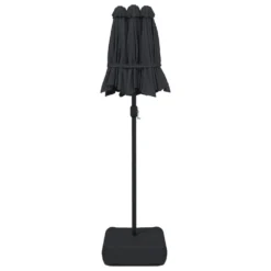 VIDAXL Parasol à Double Tête Noir 316x240 Cm 11 VIDAXL Parasol à Double Tête Noir 316x240 Cm -Konst Decor Magasin 6470a7380bfb23.09175305