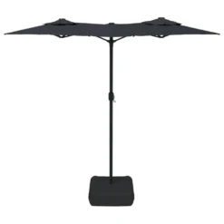 VIDAXL Parasol à Double Tête Noir 316x240 Cm 10 VIDAXL Parasol à Double Tête Noir 316x240 Cm -Konst Decor Magasin 6470a73815a2a2.92358543