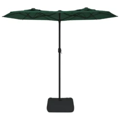 VIDAXL Parasol à Double Tête Avec Led Vert 316x240 Cm 10 VIDAXL Parasol à Double Tête Avec Led Vert 316x240 Cm -Konst Decor Magasin 6470a7391a9104.25587278