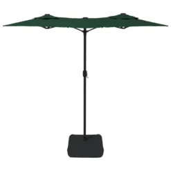 VIDAXL Parasol à Double Tête Avec Led Vert 316x240 Cm 11 VIDAXL Parasol à Double Tête Avec Led Vert 316x240 Cm -Konst Decor Magasin 6470a7391d5d26.42602498