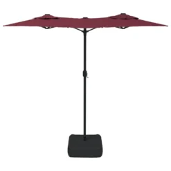 VIDAXL Parasol à Double Tête Rouge Bordeaux 316x240 Cm 10 VIDAXL Parasol à Double Tête Rouge Bordeaux 316x240 Cm -Konst Decor Magasin 6470a73aea3a24.52834816