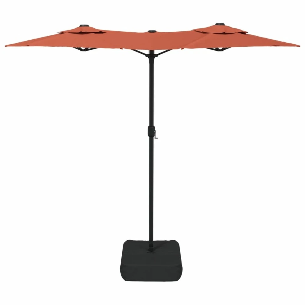 VIDAXL Parasol à Double Tête Terre Cuite 316x240 Cm 4 VIDAXL Parasol à Double Tête Terre Cuite 316x240 Cm – Image 4